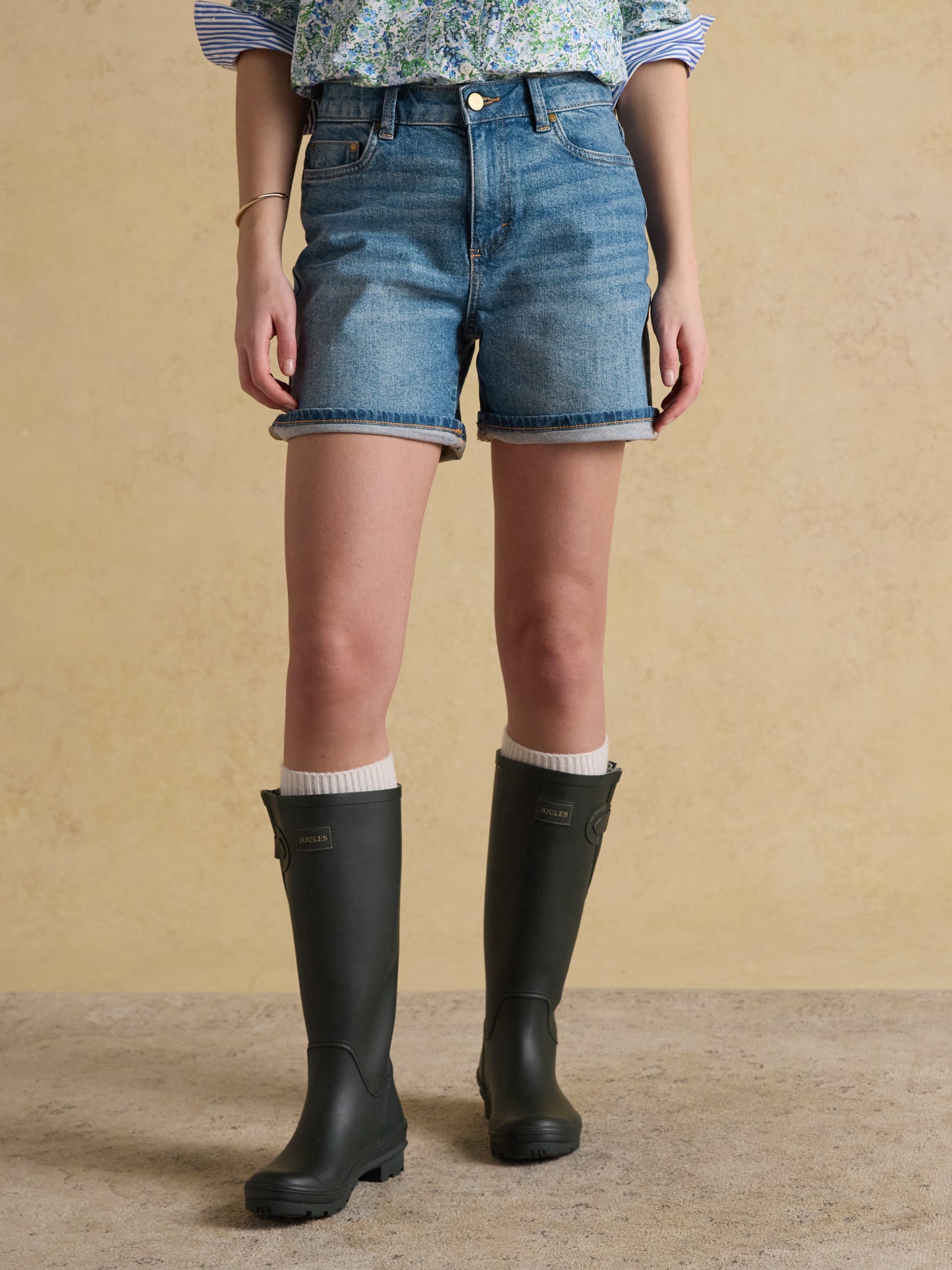 Joules Womens Denim Shorts