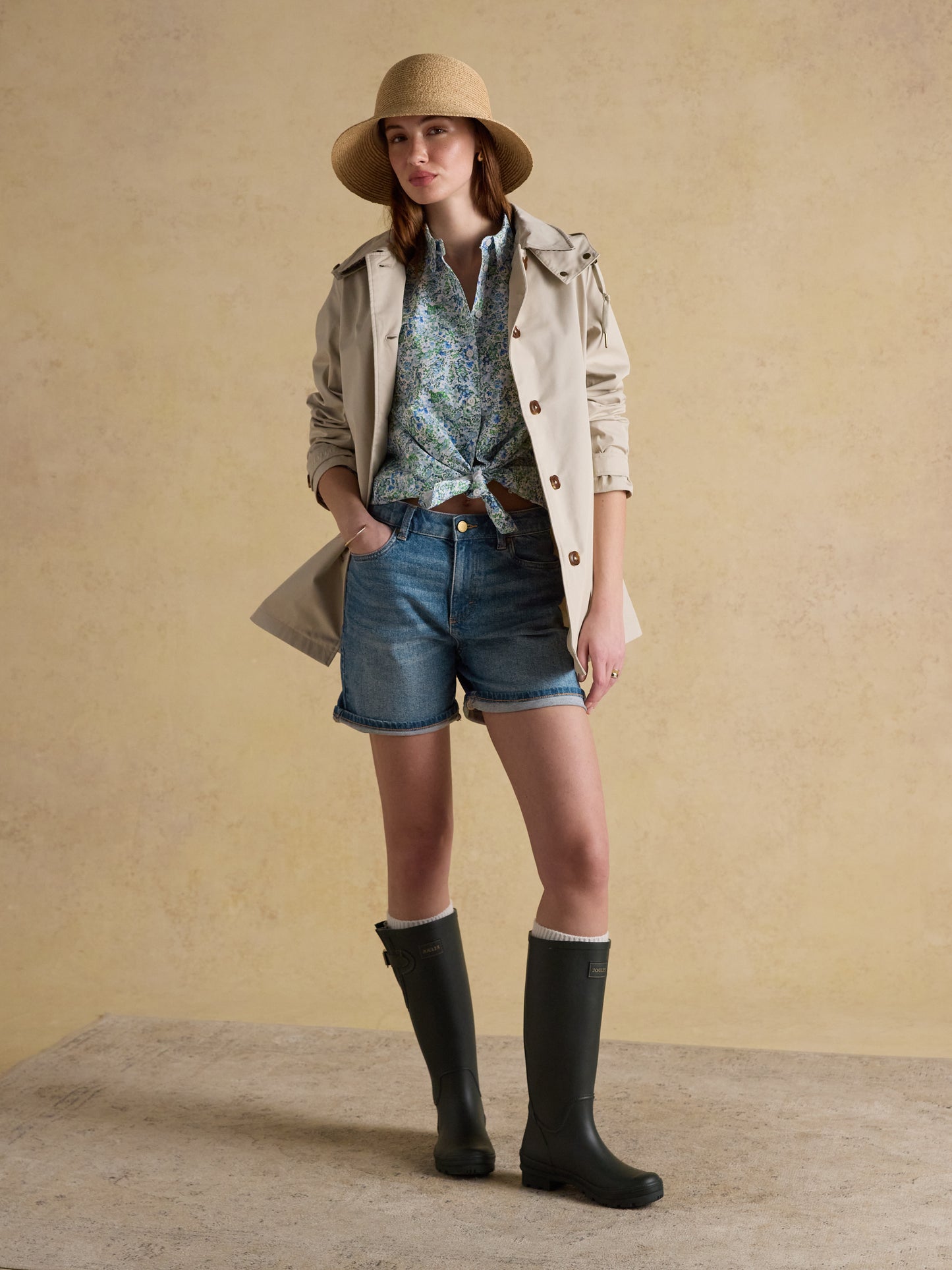 Joules Womens Denim Shorts