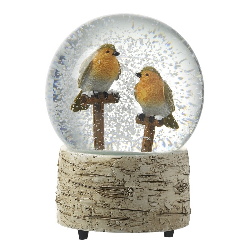 Heaven Sends - Robin Snow Globe