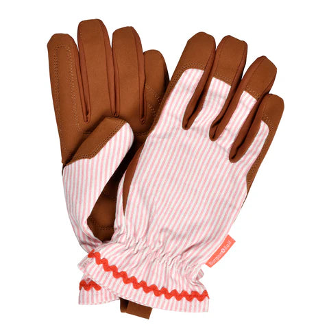 Burgon & Ball Colour Collection Blush Stripe Gardening Gloves