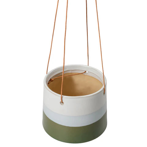 Burgon and Ball Collectors Hanging Pot Blue/Green 12.5cm