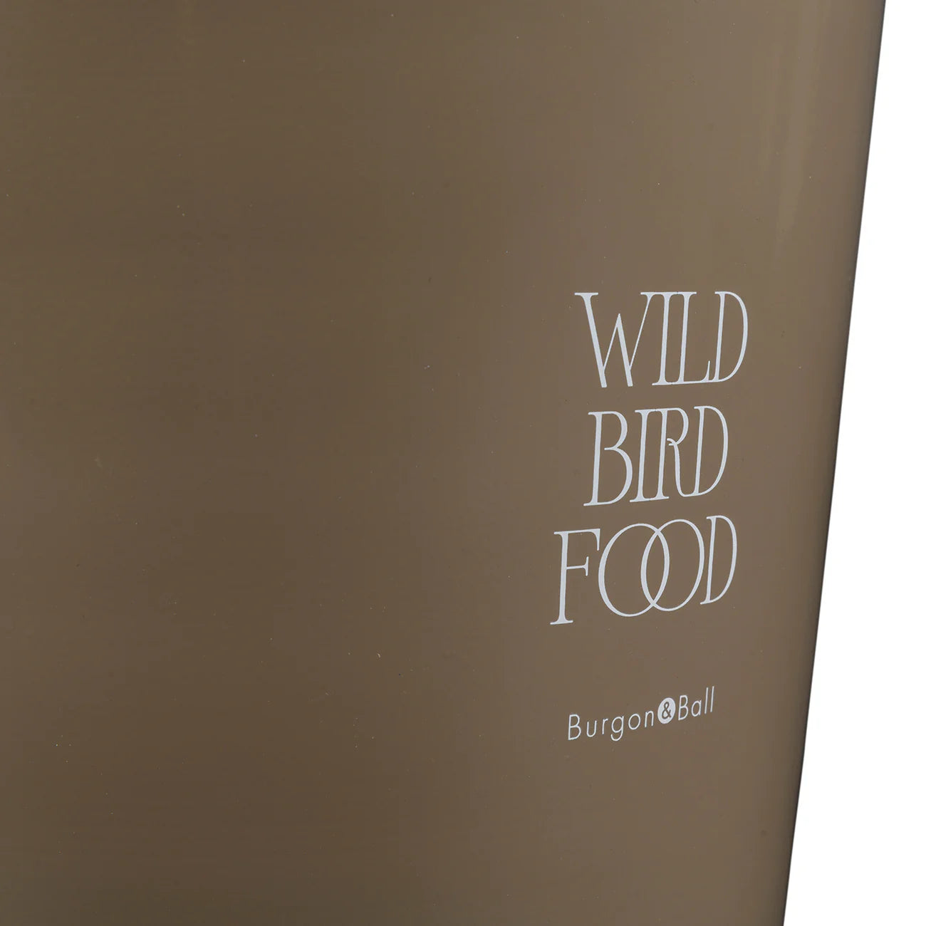 Burgon & Ball Collector Wild Bird Feed Tin - Truffle