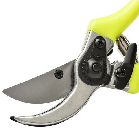 Burgon & Ball Flora Brite Bypass Secateurs Neon Yellow