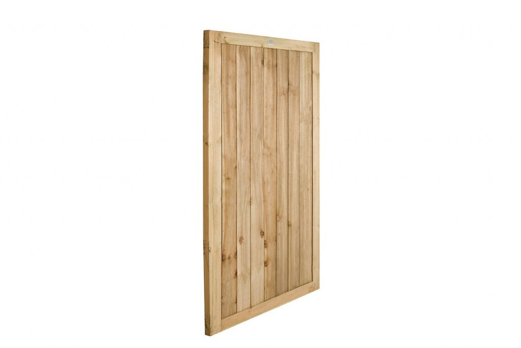 Forest Garden Pressure Treated Featheredge Gate 6ft (1.80m High)