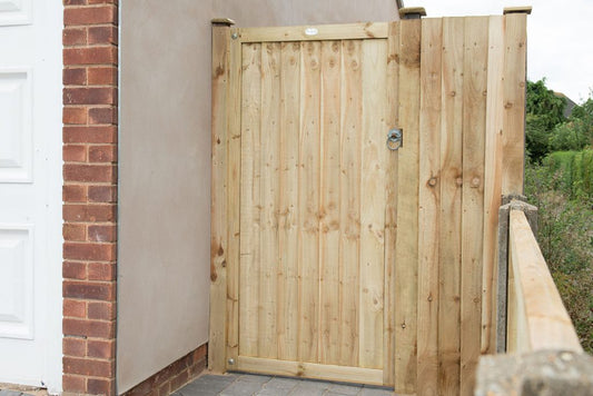 Forest Garden Pressure Treated Featheredge Gate 6ft (1.80m High)