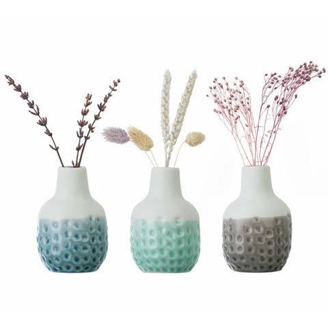 Burgon & Ball Dotty Vase Trio