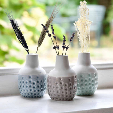 Burgon & Ball Dotty Vase Trio