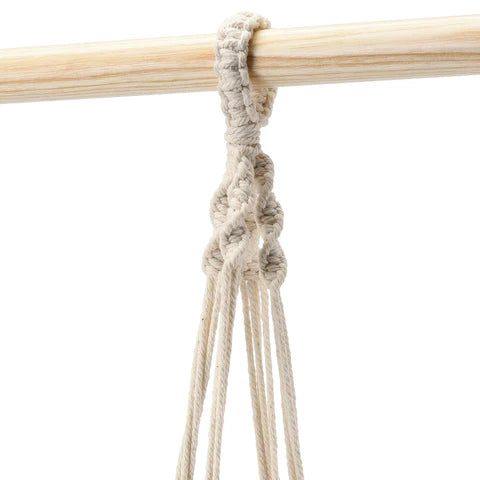 Burgon and Ball Macrame Hanger with Pot