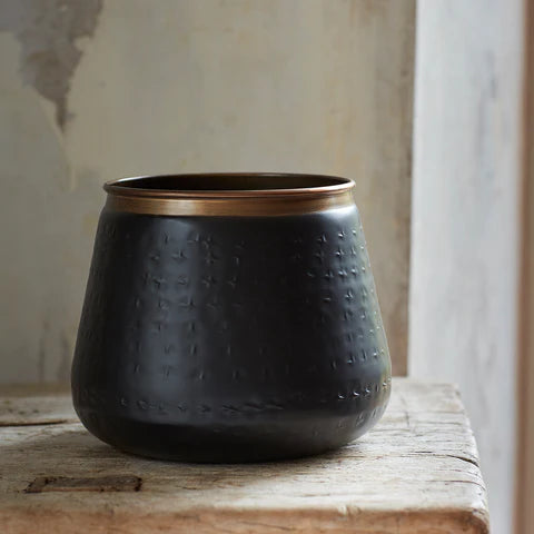 Burgon & Ball Sahara Sunset Metal Plant Pot