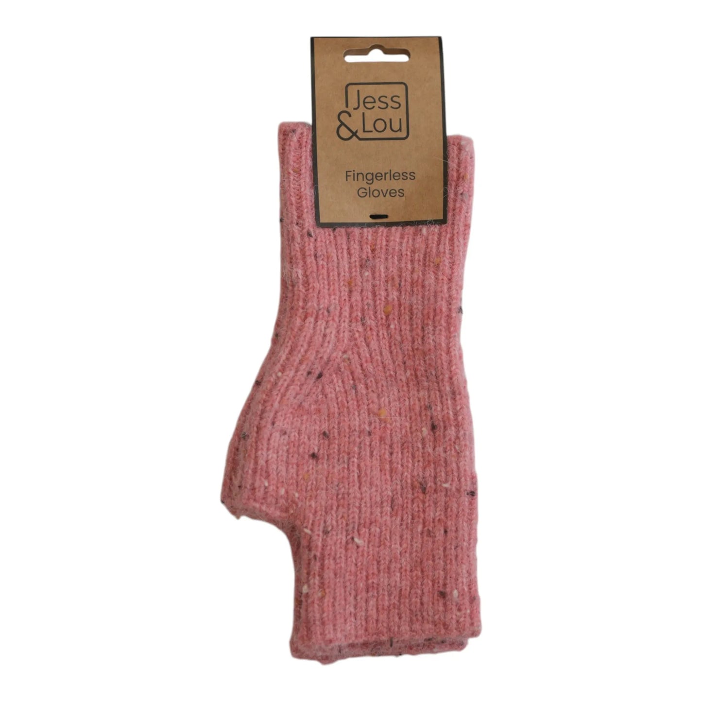 Jess & Lou Speckle Knit Cosy Fingerless Gloves