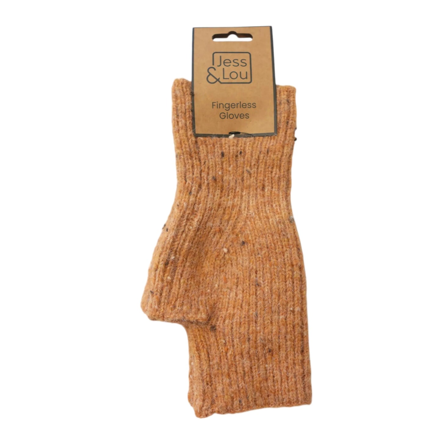 Jess & Lou Speckle Knit Cosy Fingerless Gloves