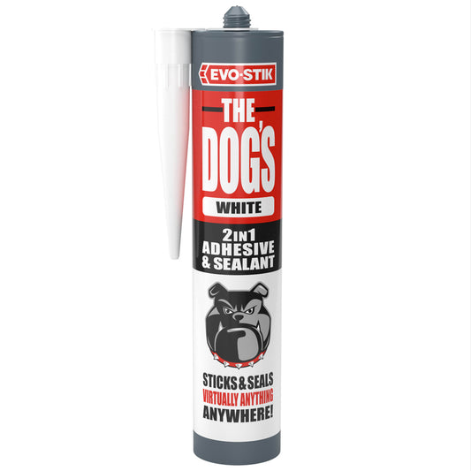 Evo-Stik The Dogs Adhesive and Sealant White 290ml