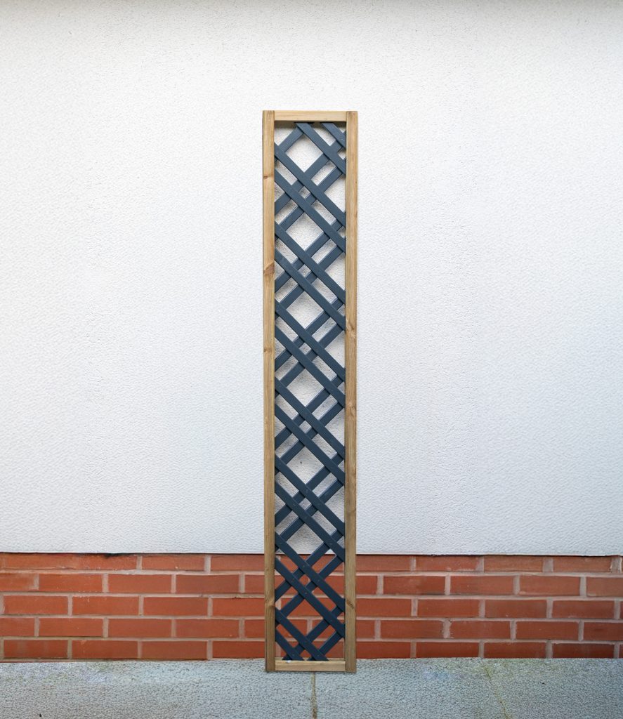 Forest Garden Grey Painted Lattice