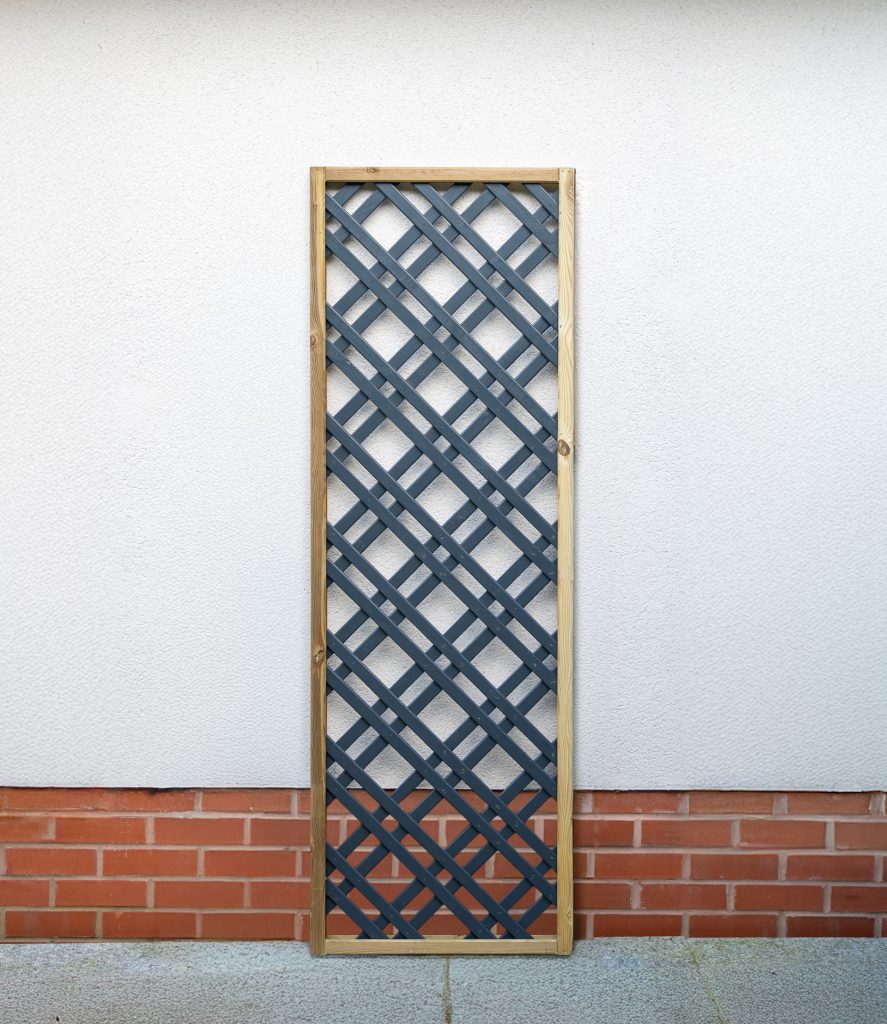 Forest Garden Grey Painted Lattice