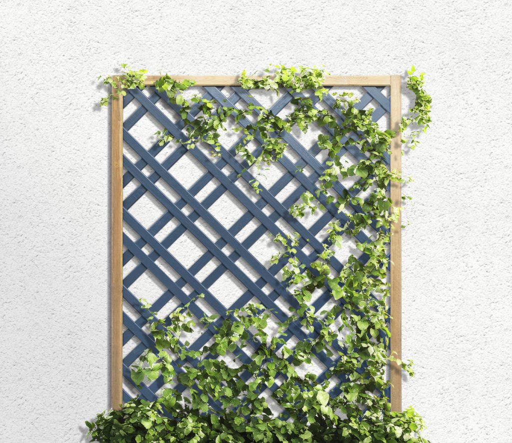 Forest Garden Grey Painted Lattice