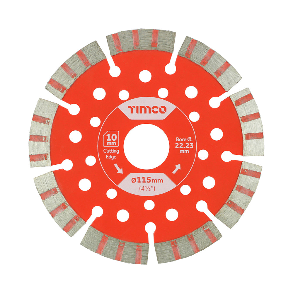 Diamond Blade TIMCO Trade - Segmented 115 x 22.2