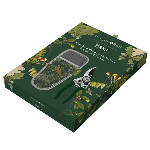 Burgon & Ball Woodland Wonders Pruner & Holster Set