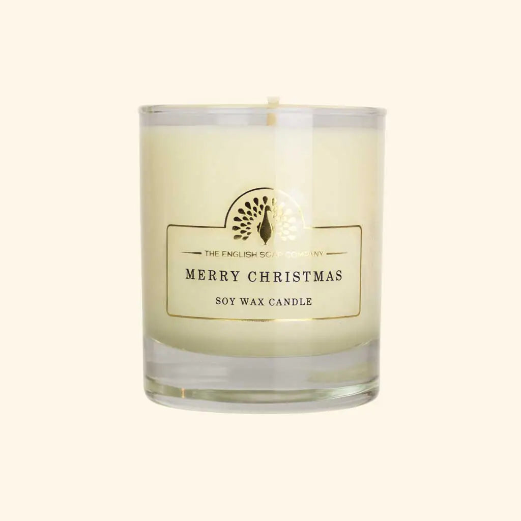 English Soap Company Soy Wax Candles 170ml A White Christmas Candle