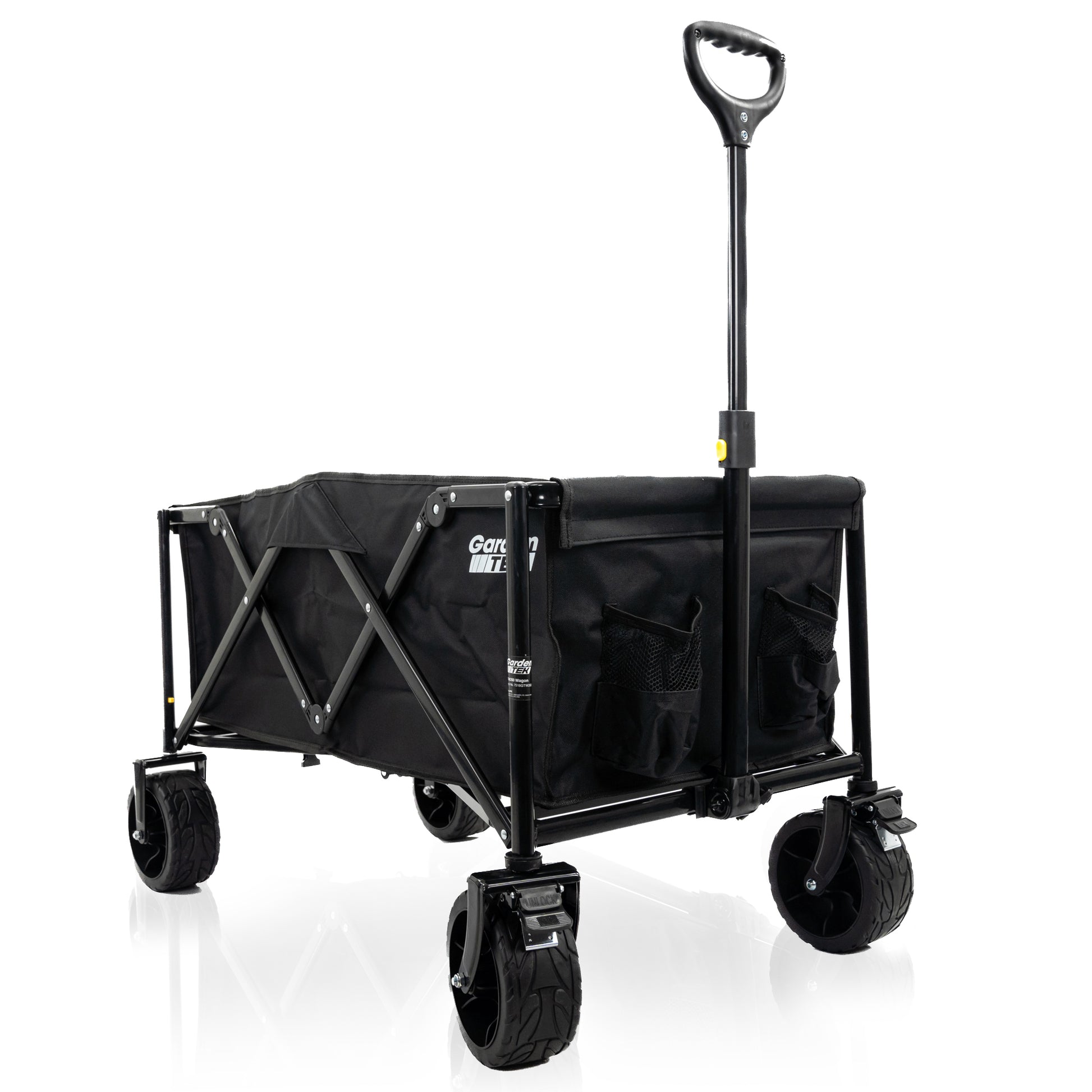 GardenTek Garden Trolley On Wheels 120kg Load 135L Capacity GTW260