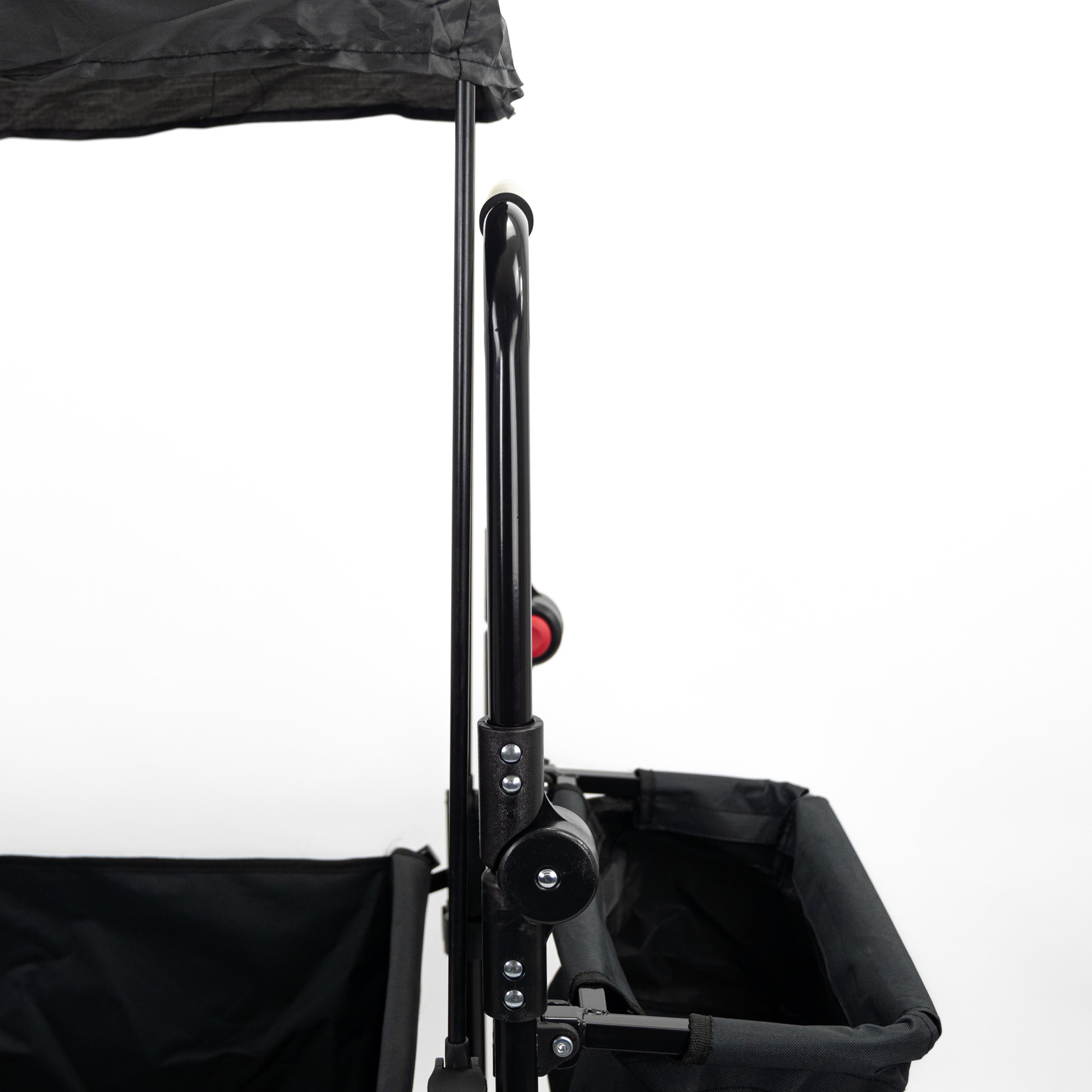 GardenTek Festival Trolley On Wheels Canopy And Side Box 90kg Load 120L Capacity GTW330