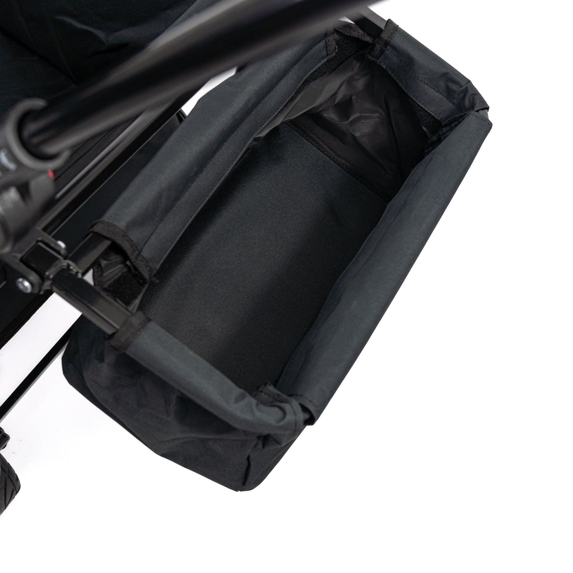 GardenTek Festival Trolley On Wheels Canopy And Side Box 90kg Load 120L Capacity GTW330