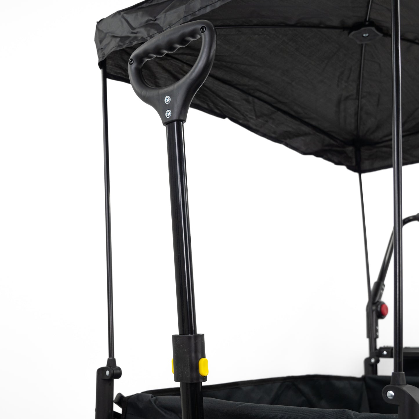 GardenTek Festival Trolley On Wheels Canopy And Side Box 90kg Load 120L Capacity GTW330