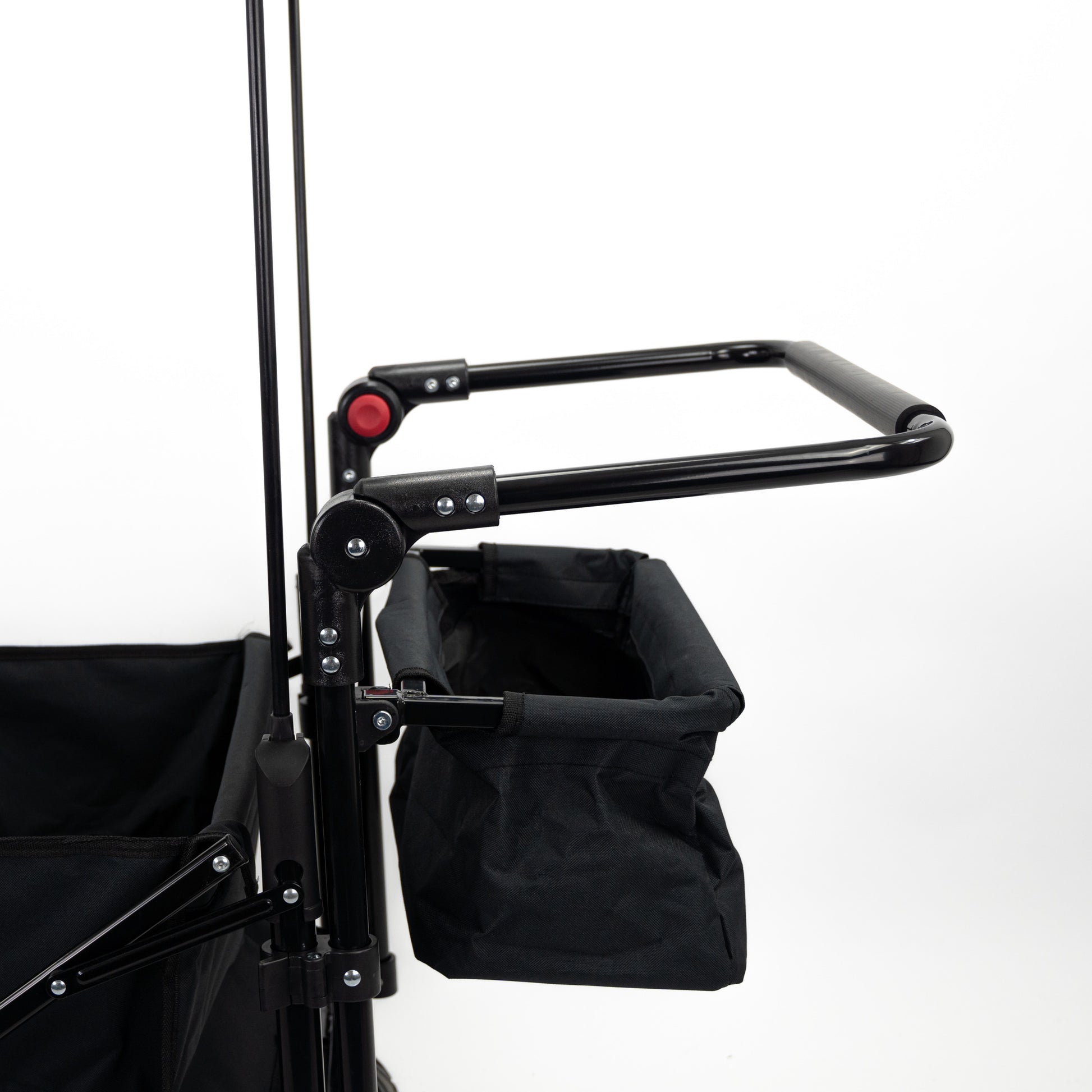 GardenTek Festival Trolley On Wheels Canopy And Side Box 90kg Load 120L Capacity GTW330