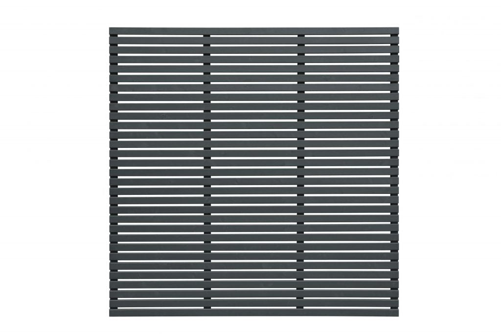 Forest Garden Contemporary Slatted Fence Panel