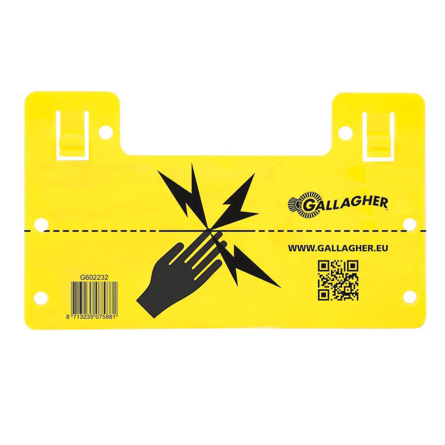 Gallagher Electric Fence Warning Sign EU Universal