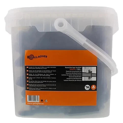 Gallagher Insulator for Tape 125 Pack