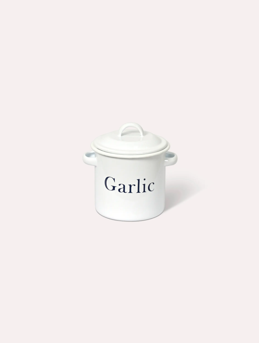 Garden Trading Enamel Garlic Store