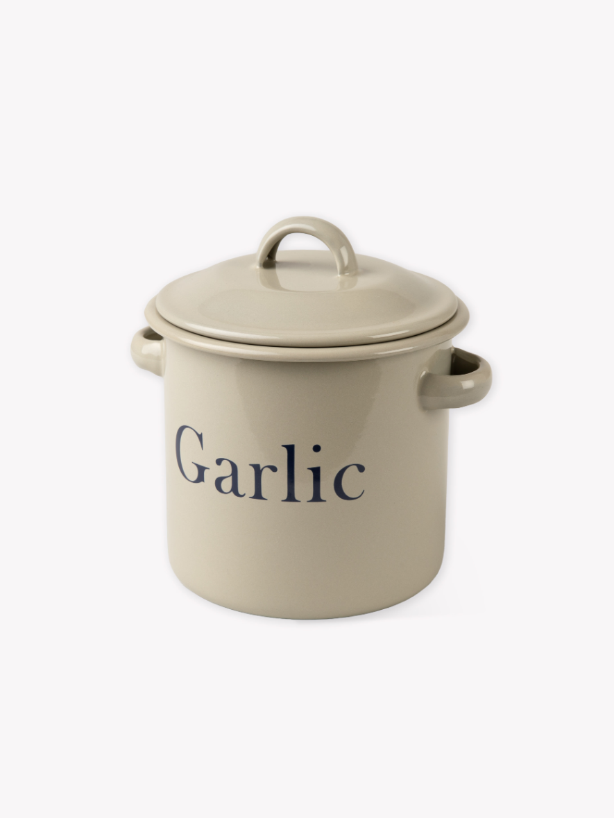 Garden Trading Enamel Garlic Store
