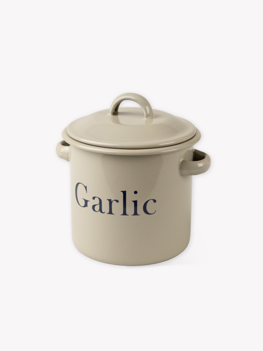 Garden Trading Enamel Garlic Store