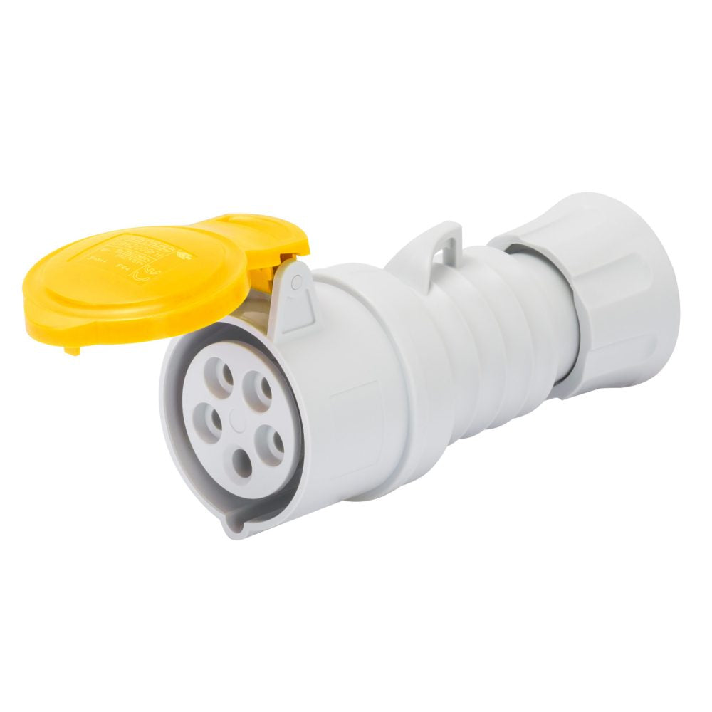 Gewiss IEC 309 HP 16A 2P+E 110V Straight Connector IP44/IP54