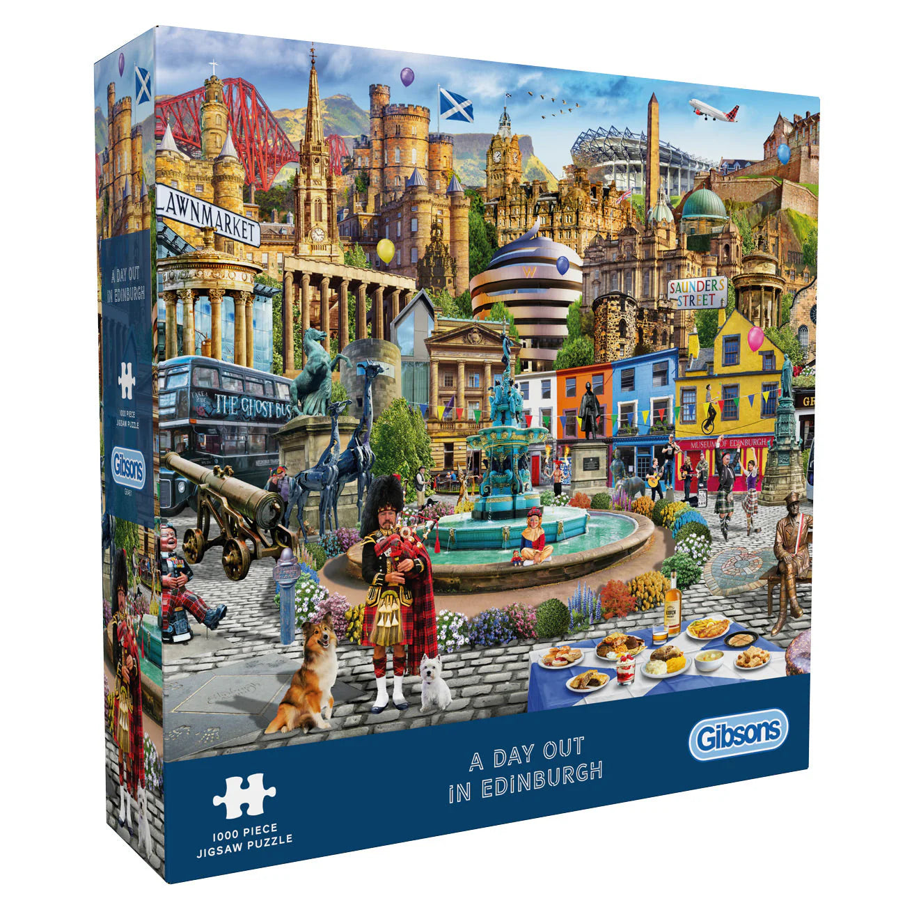 Gibsons A Day Out In Edinburgh 1000 Piece Jigsaw