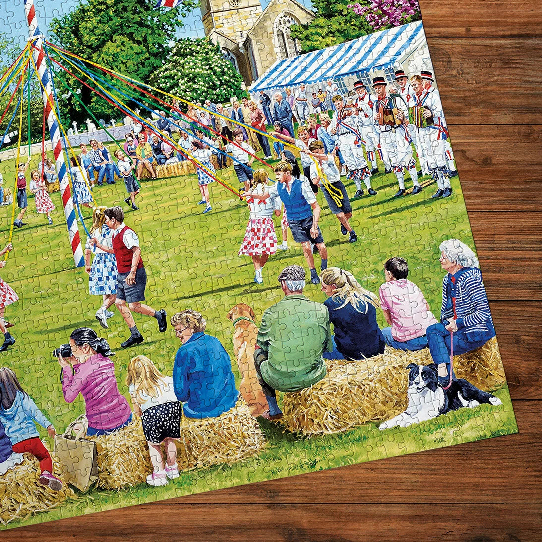 Gibsons Around the Maypole 1000 Piece Jigsaw Puzzle