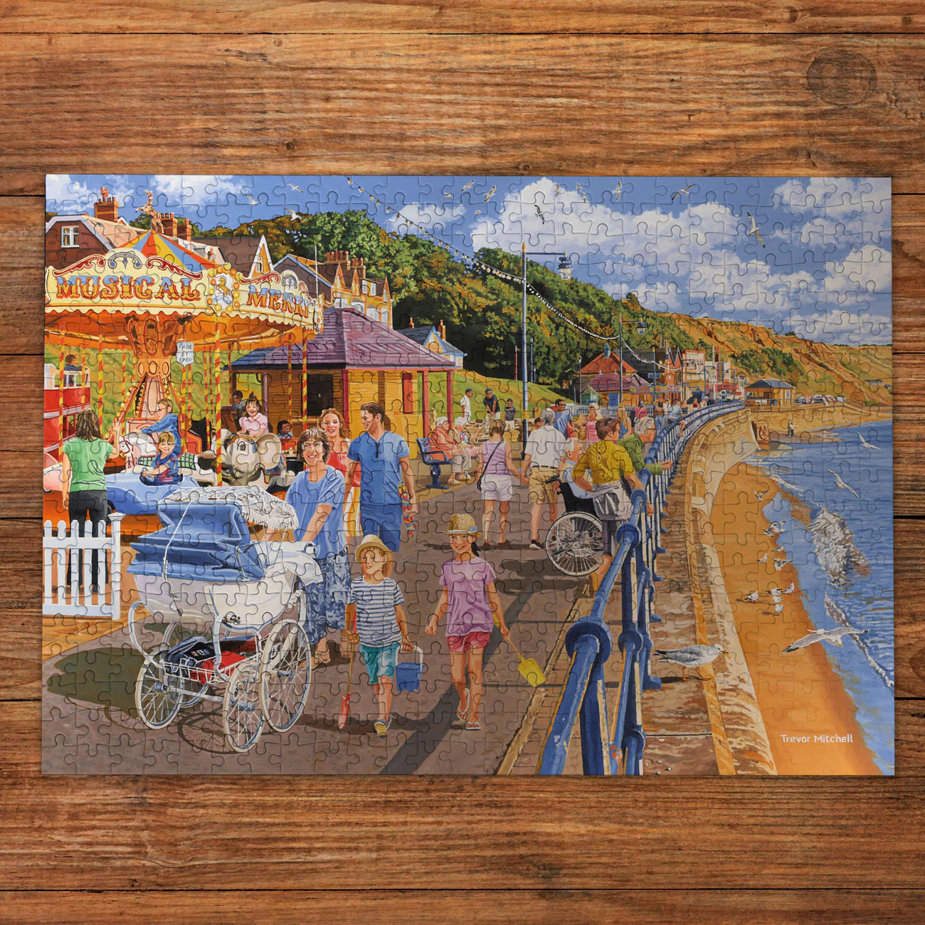 Gibsons Beside The Seaside 4 x 500 Piece Jigsaw