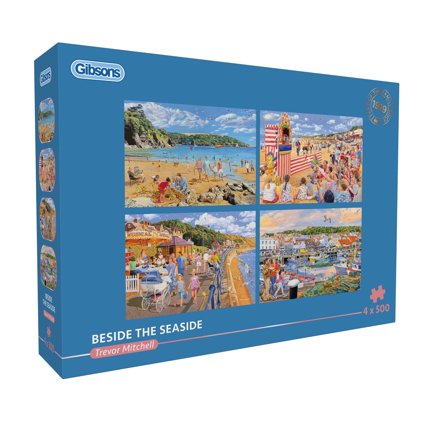 Gibsons Beside The Seaside 4 x 500 Piece Jigsaw