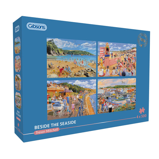 Gibsons Beside The Seaside 4 x 500 Piece Jigsaw