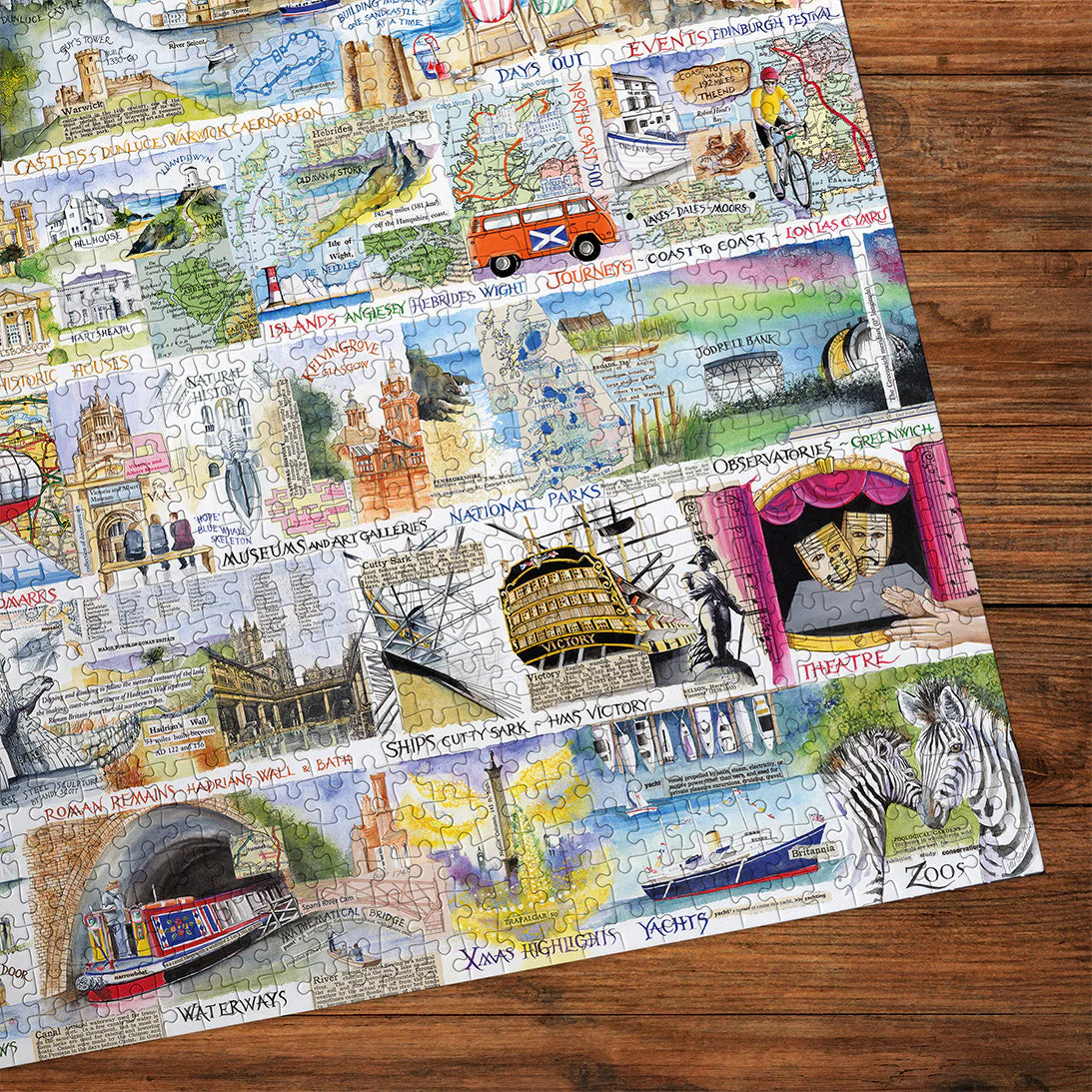 Gibsons British & Brilliant 1000 Piece Jigsaw