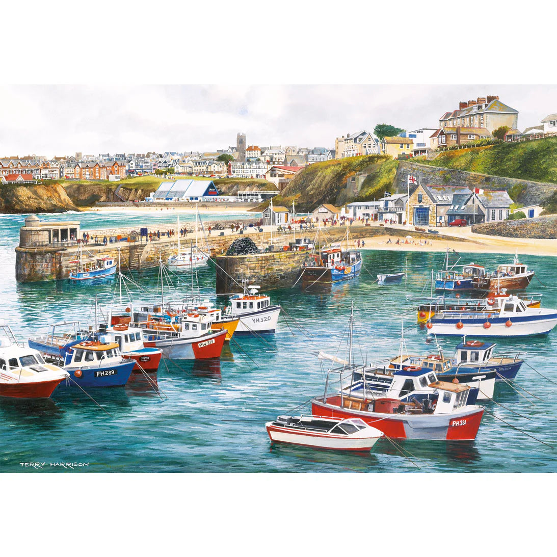 Gibsons Cornwall By The Sea 4 x 500 Piece Jigsaw