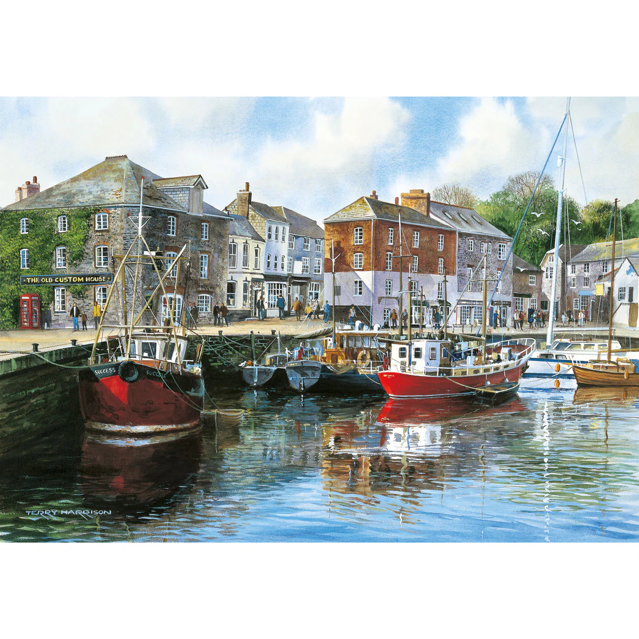 Gibsons Cornwall By The Sea 4 x 500 Piece Jigsaw