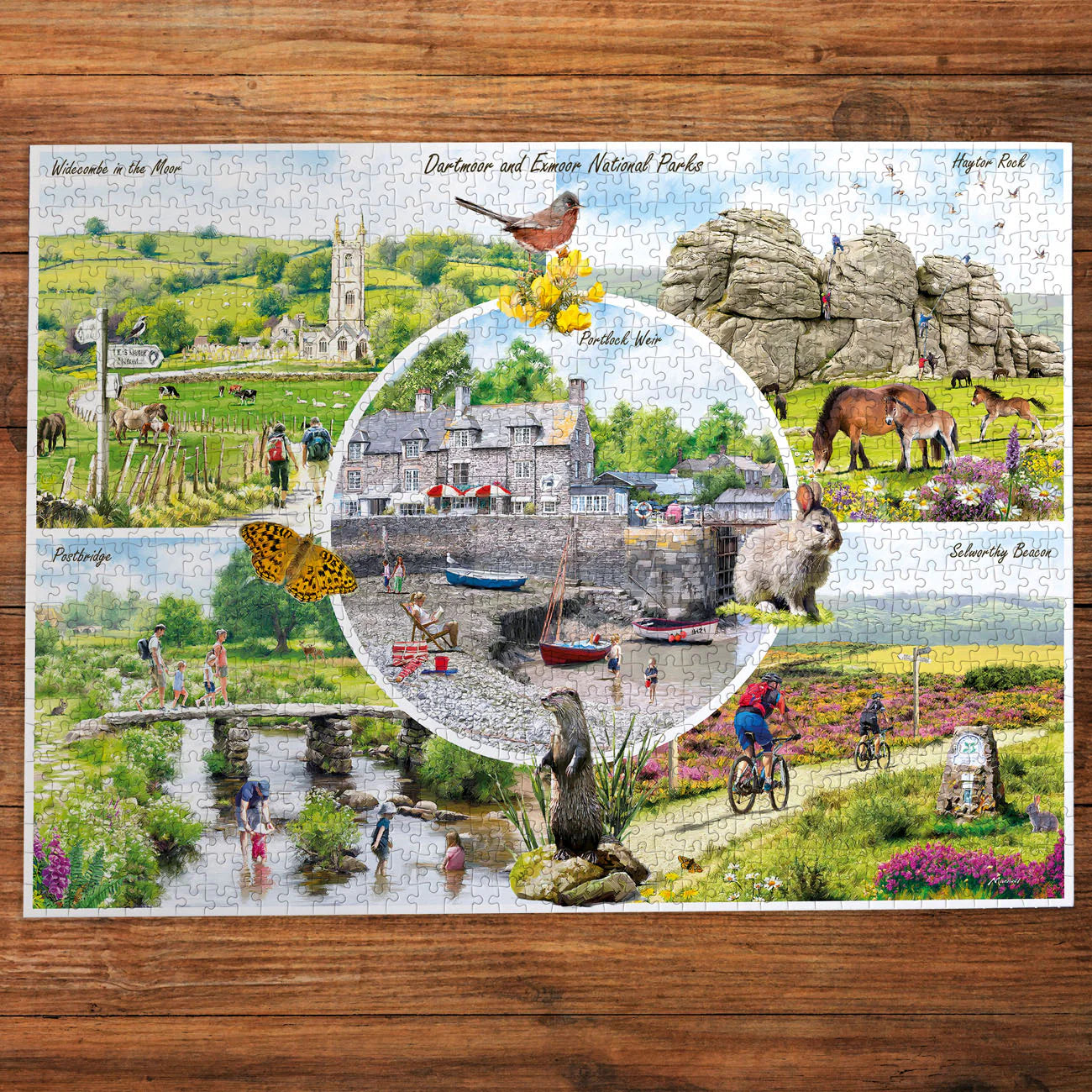 Gibsons Dartmoor & Exmoor 1000 Piece Jigsaw