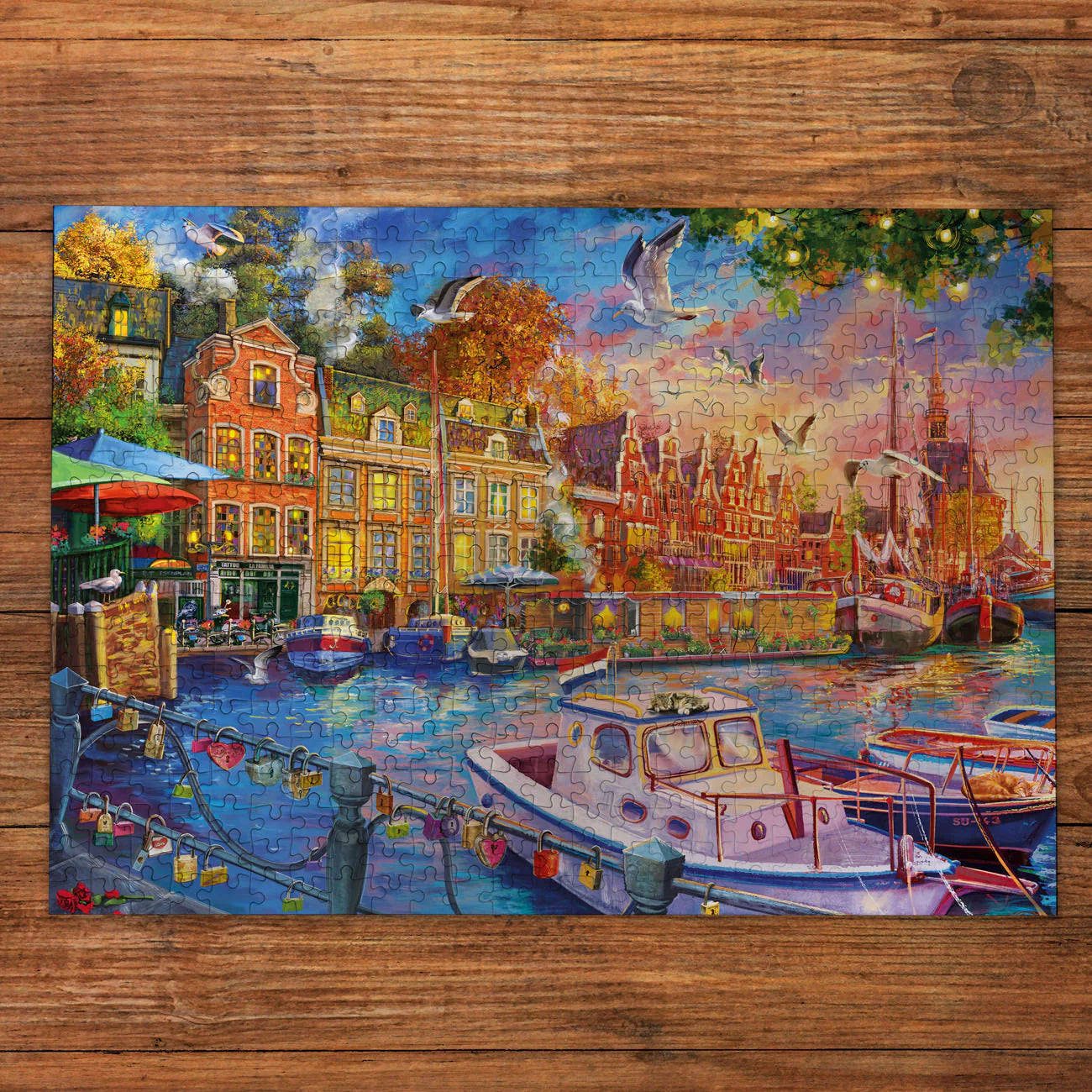 Gibsons Harbour Reflections 500 Piece Jigsaw