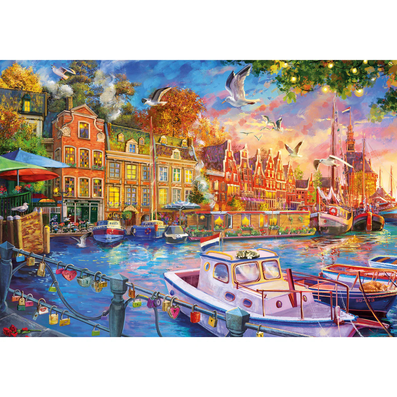 Gibsons Harbour Reflections 500 Piece Jigsaw