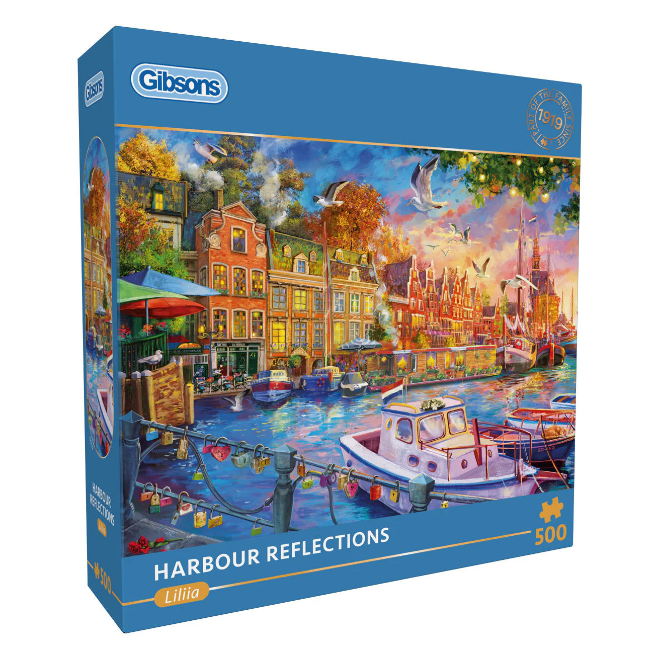 Gibsons Harbour Reflections 500 Piece Jigsaw