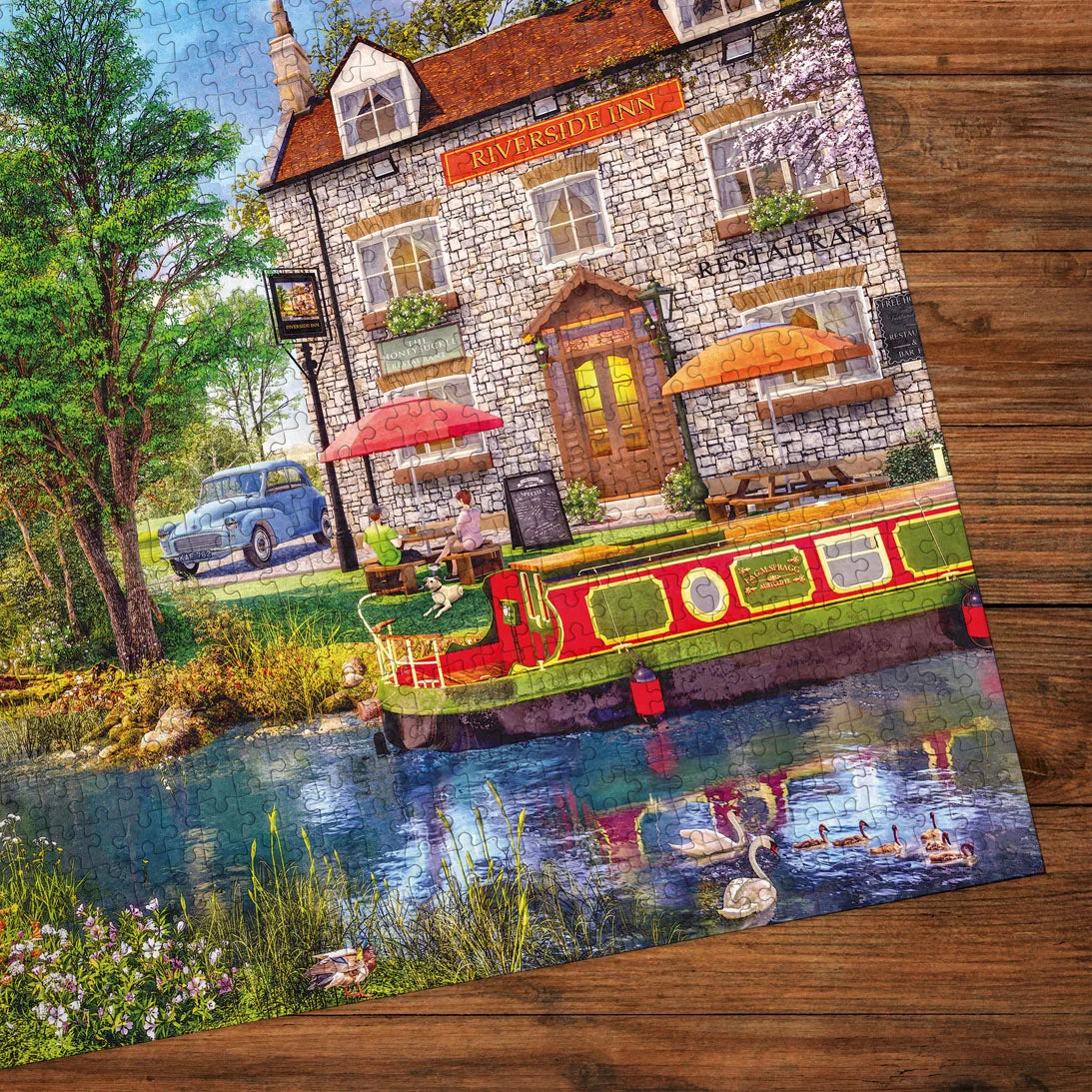 Gibsons Riverside Inn 1000 Piece Jigsaw Puzzle