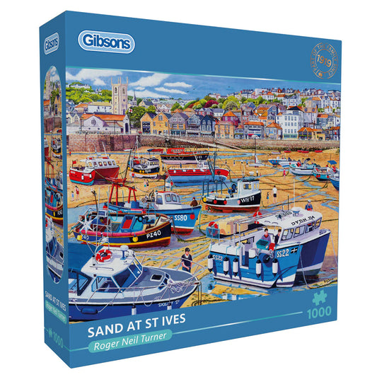 Gibsons Sand At St Ives 1000 Piece Jigsaw