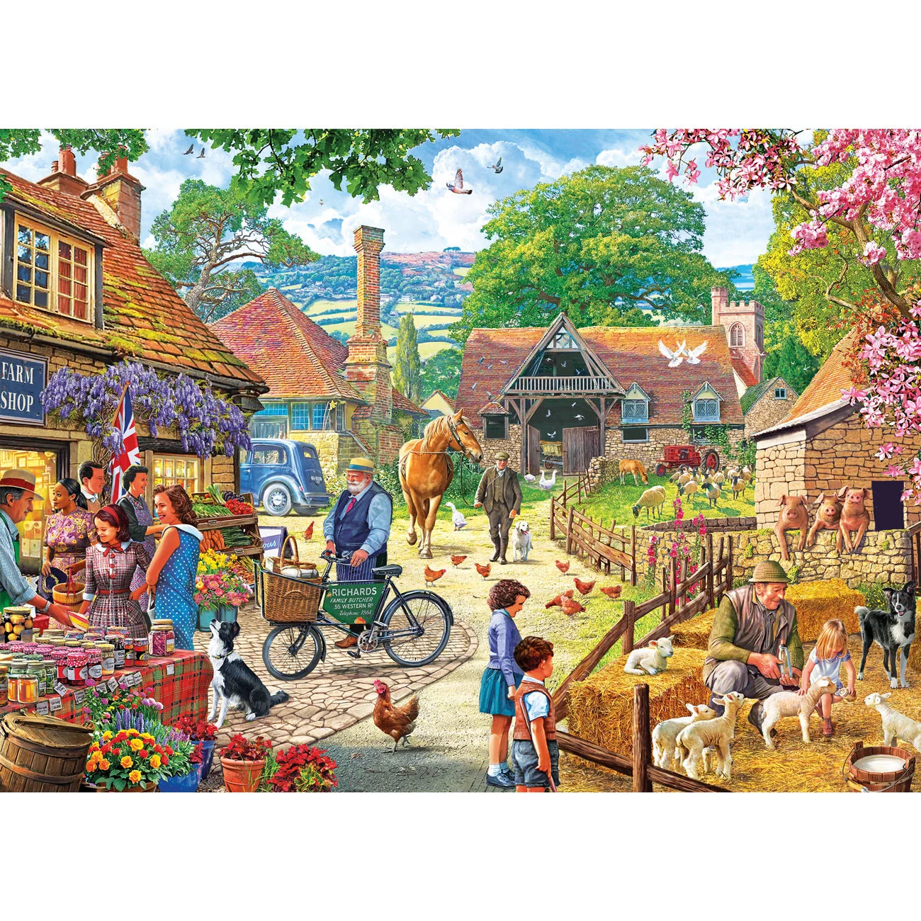 Gibsons The Farm Shop 1000 Piece Jigsaw Puzzle
