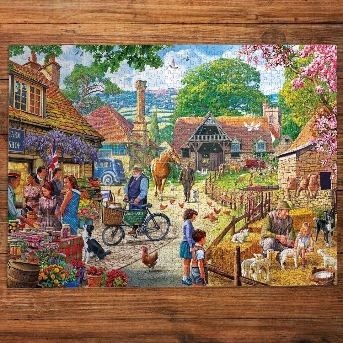 Gibsons The Farm Shop 1000 Piece Jigsaw Puzzle